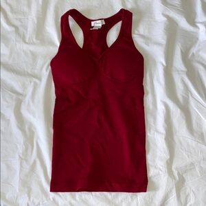 Red Sleeveless Top